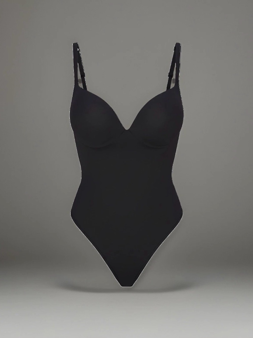 SKIMS Ultimate Body Push-Up Thong Bodysuit Onyx Black XL Sculpting Shapewear NWT